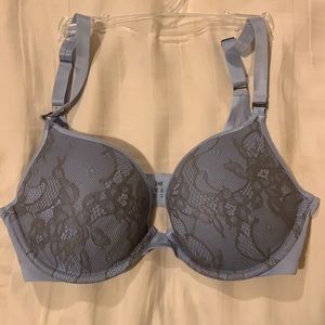 spanx women's pillow cup lace push up plunge bra sf0815